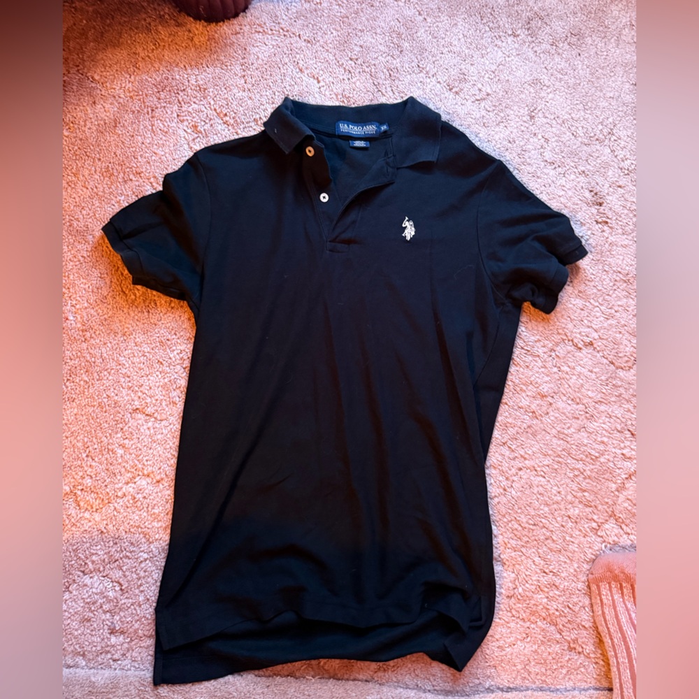 U.S. Polo Assn. Black Polo Shirt